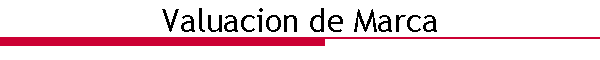 Valuacion de Marca